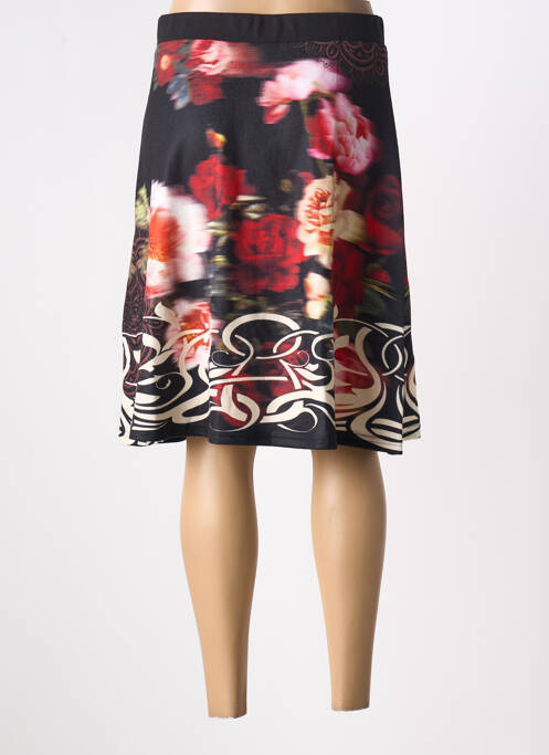 Fustă midi negru 101 IDEES femeie