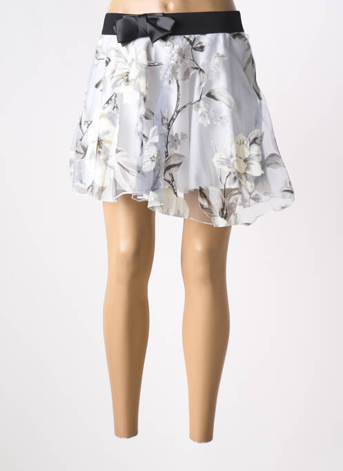 Fustă scurtă gri CHARBELL femeie