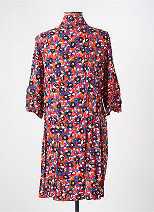 Rochie scurtă mâneci 3/4 mâneci 3/4 portocalie RUE MAZARINE femeie
