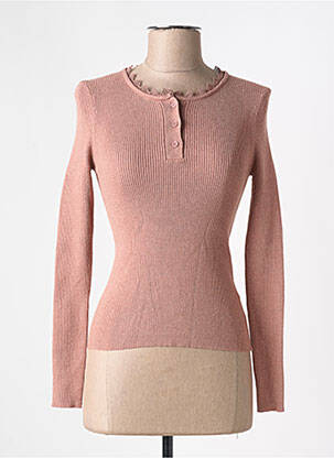 Pulover roz MOLLY BRACKEN femeie