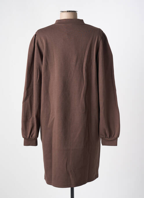 Rochie pulover maro ICHI femeie