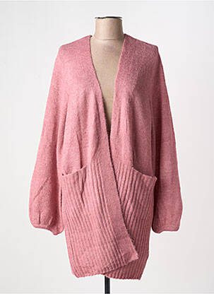 Vestă cu mâneci lungi roz ICHI femeie