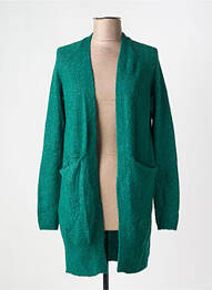 Vestă cu mâneci lungi elasticitate verde ICHI femme