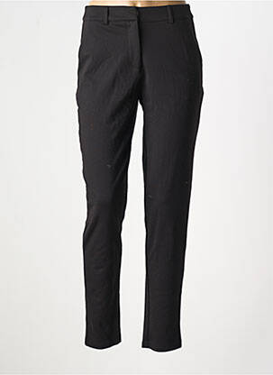 Pantalon chino buzunare talie înaltă negru ICHI femeie
