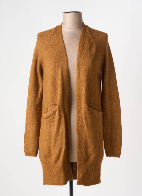 Vestă cu mâneci lungi maro ICHI femeie