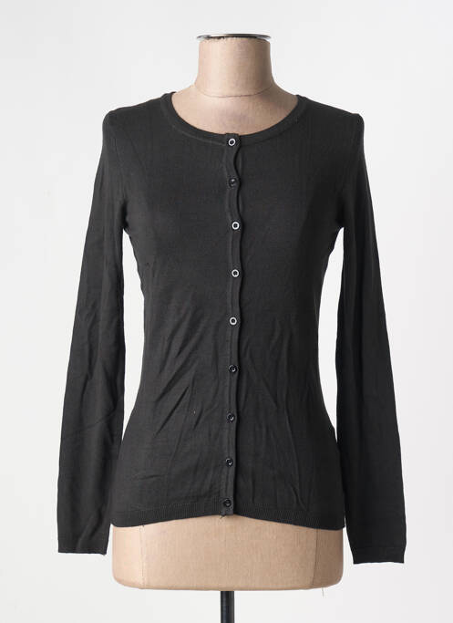 Vestă cu mâneci lungi negru ICHI femeie