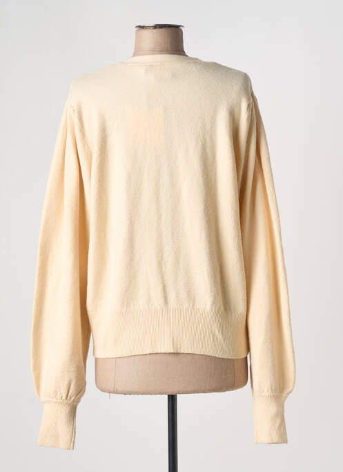 Vestă cu mâneci lungi bej ICHI femeie