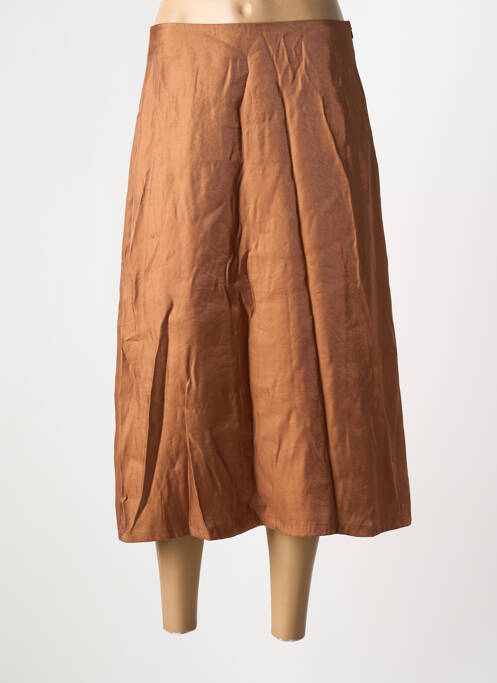 Fustă lungă portocaliu ICHI femeie