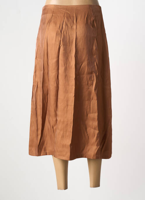 Fustă lungă portocaliu ICHI femeie