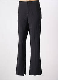 Pantalon evazat închidere cu fermoar sub clapetă cu cârlig talie înaltă negru GRACE & MILA femme