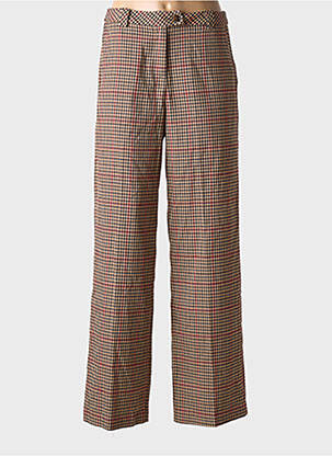 Pantalon evazat bej GRACE & MILA femeie