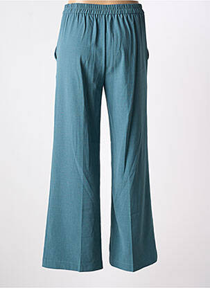 Pantalon evazat talie elastică talie înaltă verde GRACE & MILA femeie