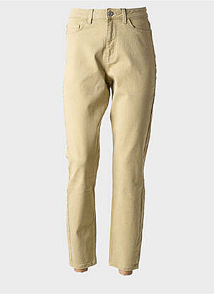 Blugi croială Mom verde PIECES femeie