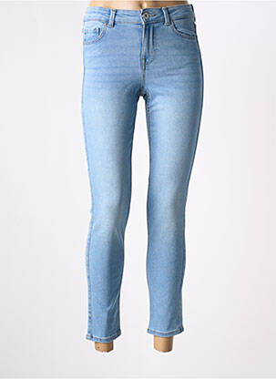 Blugi skinny elasticitate talie joasă albastru PIECES femeie