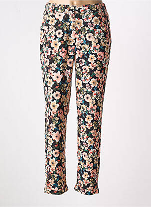 Pantalon slim talie elastică negru VERO MODA femeie