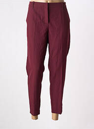 Pantalon 7/8 talie cu cleme mărime normală roșu ICHI femme
