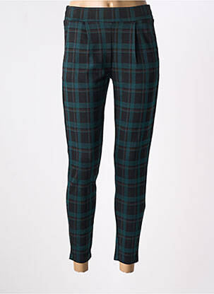 Jegging țesătură jersey talie înaltă verde ICHI femeie
