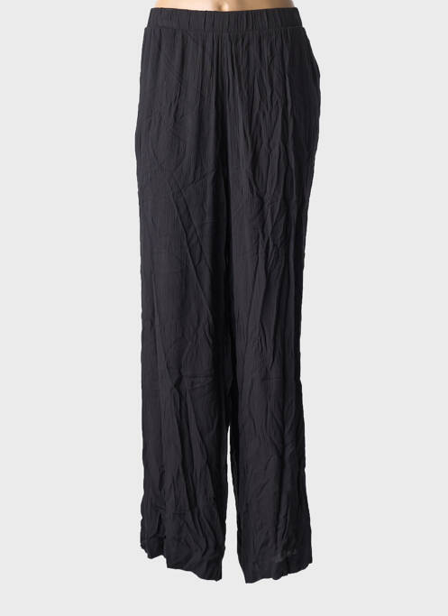 Pantalon larg negru ICHI femeie