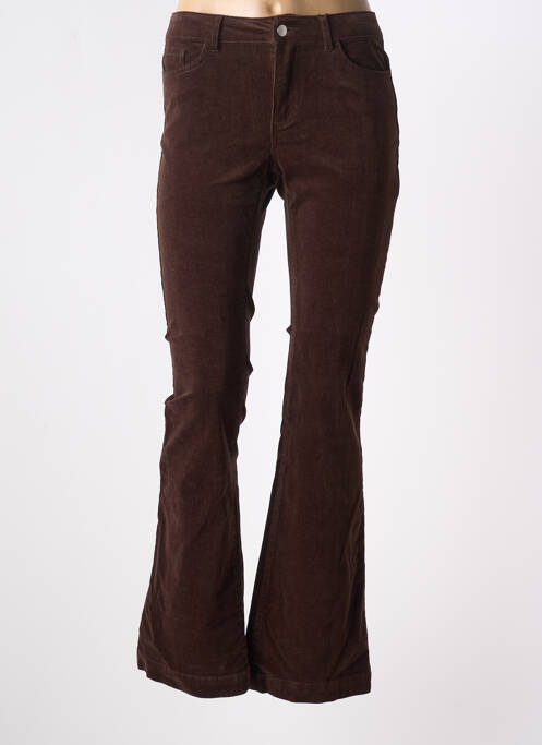 Pantalon evazat maro VERO MODA femeie
