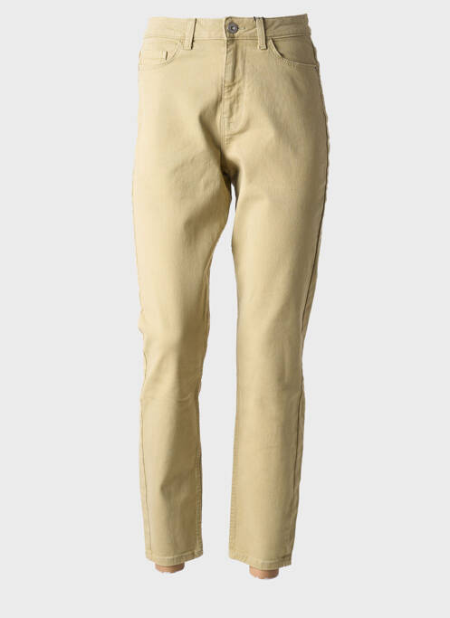 Blugi croială Mom verde PIECES femeie