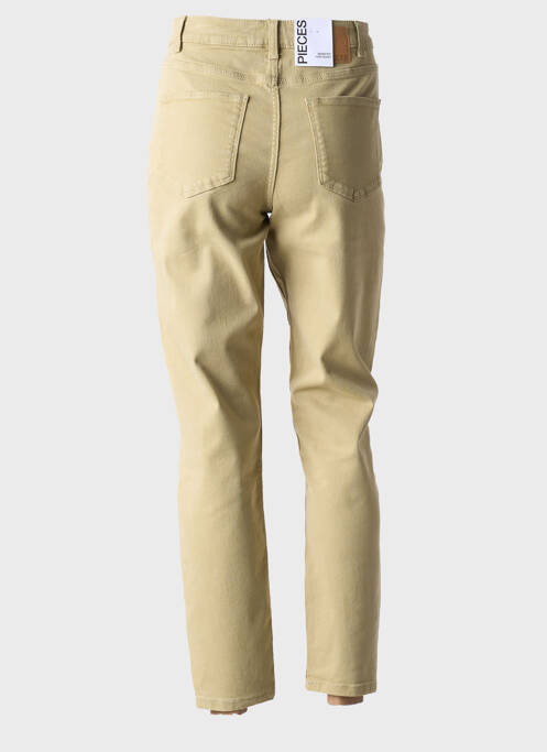 Blugi croială Mom verde PIECES femeie