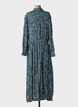 Rochie lungă mâneci lungi mâneci lungi albastru RUE MAZARINE femeie