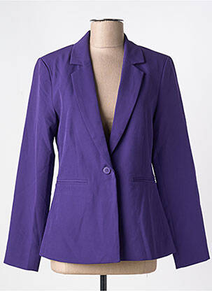 Sacou buzunare false violet ICHI femeie