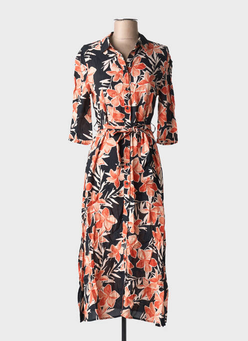 Rochie lungă portocaliu GRACE & MILA femeie