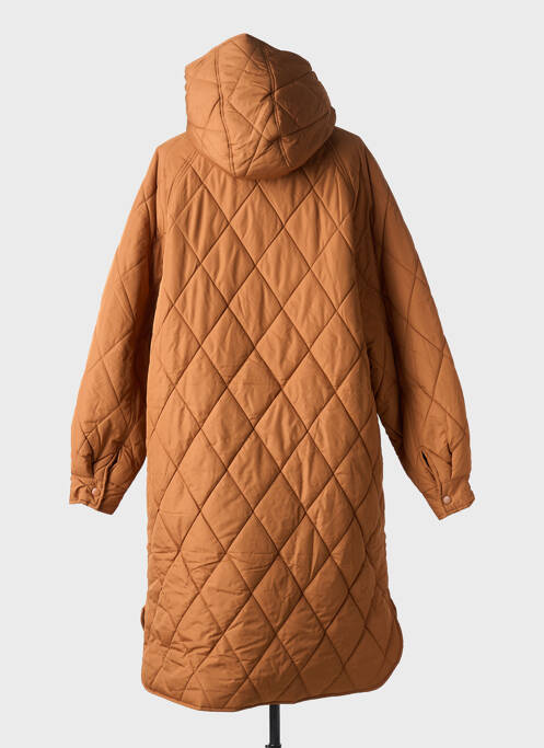 Geacă matlasată maro ICHI femeie