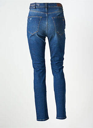 Blugi skinny efect uzat decolorat mărime normală albastru LTB femeie