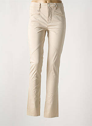 Pantalon slim bej HIGH femeie