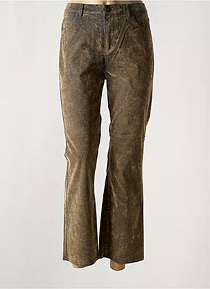 Pantalon drept maro MAYJUNE femeie