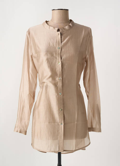 Tunică mâneci lungi bej RIALTO 48 femeie