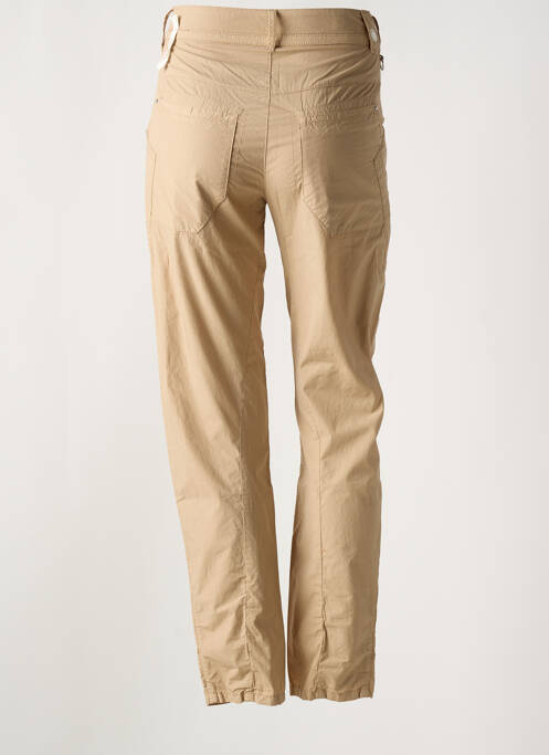 Pantalon drept țesătură poplin mărime normală maro HIGH femme