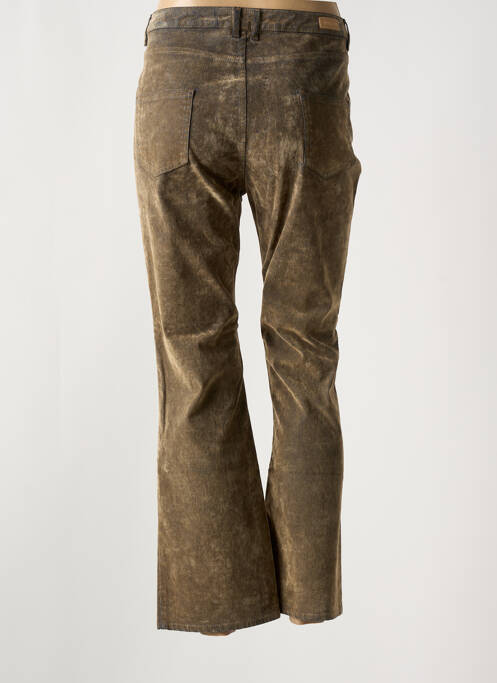 Pantalon drept maro MAYJUNE femeie