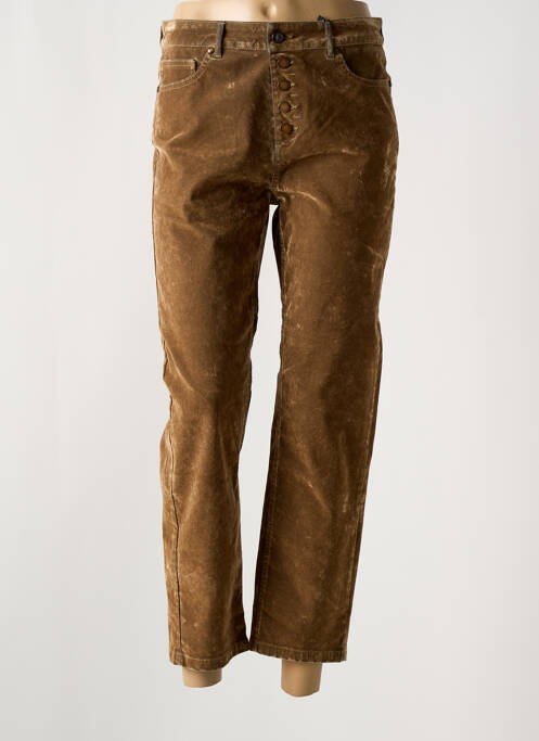 Pantalon 7/8 maro MAYJUNE femeie