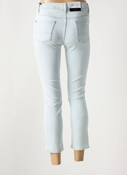 Blugi cu croială slim albastru FOR ALL MANKIND femeie