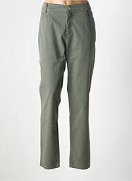 Pantalon slim talie elastică mărime normală verde ANNA MONTANA femme