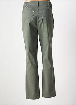 Pantalon slim talie elastică mărime normală verde ANNA MONTANA femeie