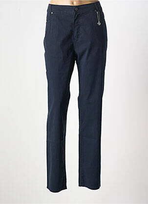 Pantalon slim albastru ANNA MONTANA femeie