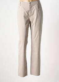 Pantalon slim talie elastică mărime normală maro ANNA MONTANA femme