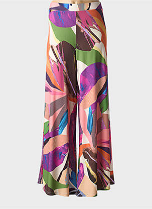 Pantalon larg roz JORGIE PARIS femeie