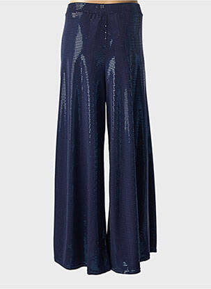 Pantalon larg croială fluidă mărime normală albastru JORGIE PARIS femeie
