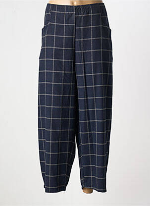 Pantalon 7/8 talie elastică mărime normală albastru G!OZE femeie