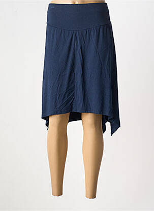 Fustă midi albastru ZHENZI femeie