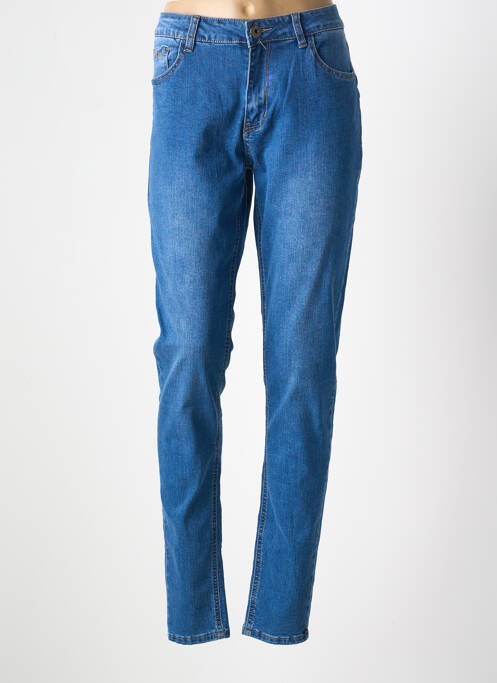 Blugi cu croială slim albastru CARISAL femeie