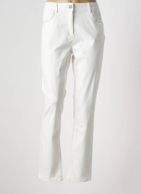 Blugi cu croială slim alb DIANE LAURY femeie