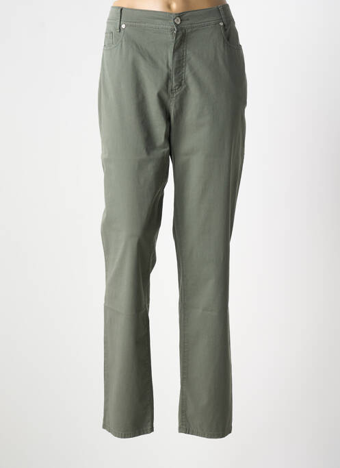 Pantalon slim verde ANNA MONTANA femeie