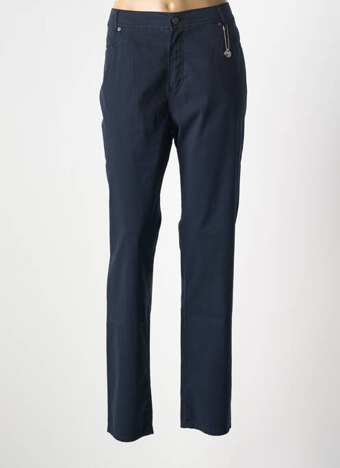 Pantalon slim albastru ANNA MONTANA femeie