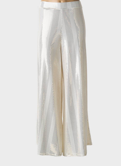 Pantalon larg bej JORGIE PARIS femeie